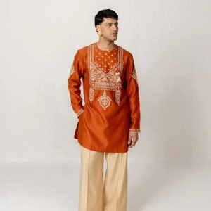 Marwar Rust Kurta Set