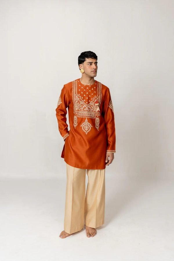 Marwar Rust Kurta Set