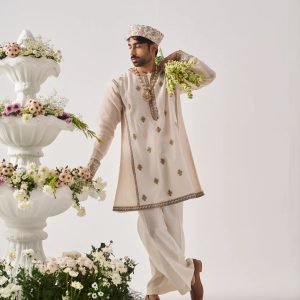 Sehra Ivory Wedding Kurta