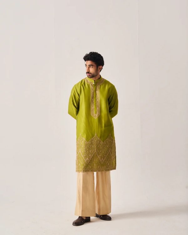 Vasant Olive Kurta Set